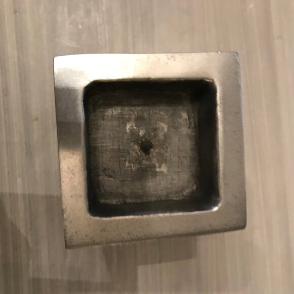 Kavita Silver Plated Teacup Candle Holder $5.00 AS AN ADD ON - Picture 2 of 3